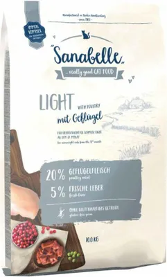 Image de Nourriture sèche pour chats Sanabelle Light 10 kg
