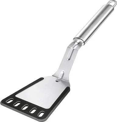 Produktbild von Moha Curva, Kochspatel, Schwarz, Edelstahl, Silikon, Edelstahl, Edelstahl, Hängeschlaufe, 220 °C