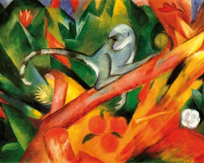 Produktbild von Franz Marc Kunstdruck Bild - Das„ffchen, 1912 (40 x 50 cm)