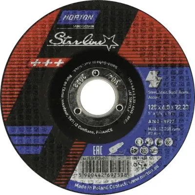 Produktbild von Starline Schruppscheibe Norton Ø 125x22,23 mm, 10 Stück