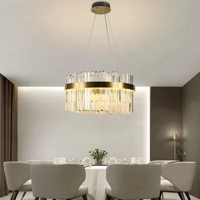 Image de Luminaires LED en cristal avec télécommande, 70W - J6310/C