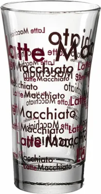 Immagine prodotto di montana: :enjoy Latte Macchiato mug, tazza da caffè, tazza da caffè, bicchiere da caffè, tazza di vetro, vetro, 190 ml, 065038