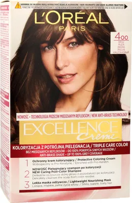 Obrázek produktu pro L'Oreal Paris Excellence Creme Farba do włosów 400 Brąz