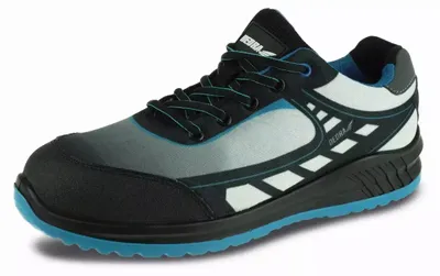 Zdjęcie produktu dla DEDRA BH9M7-43, Unisex, Czarny, Niebieski, Biały, S1, SRC, 970 g, Poliuretan (PU), Tkanina