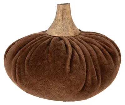 Obrázek produktu pro Clayre & Eef Dekorace Dýně Ø 12x10 cm Hnědý polyester
