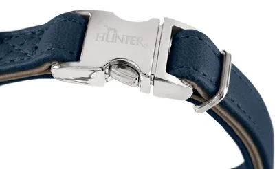 Zdjęcie produktu dla Obroża Hunter Amalfi Alu-Strong navy, rozmiar: M / szerokość: 1,5 cm