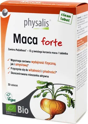Produktbild von Maca Forte 30 Tabletten – Physalis