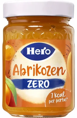 Immagine prodotto di Hero Jam Zero Albicocca 300g, senza zucchero, ipocalorico, vegano, senza glutine