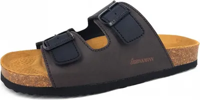 Imagen del producto de Dr. Brinkmann: Zapatos de hombre, zapatillas de estar por casa, sandalias, color marrón, para uso diario