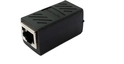 Produktbild von LAN Adapter RJ45 Buchse zu Buchse Kabel in Schwarz