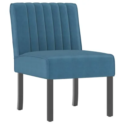 Immagine prodotto di Sedia imbottita in velluto blu