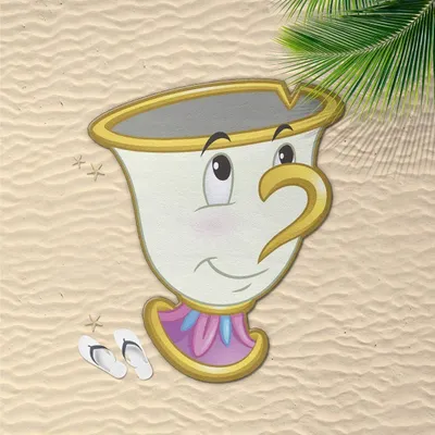 Produktbild von Disney Die Schöne und das Biest Chip Mikrofaser Strandtuch