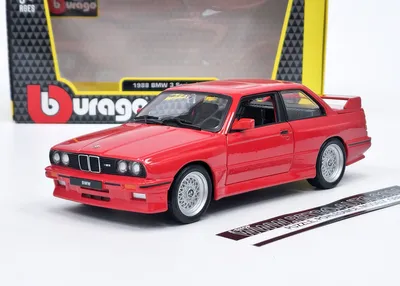 Obrázok produktu pre BMW M3 (E30) 1988 - Červená Bburago 1:24