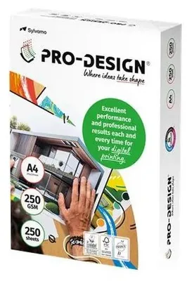 Produktbild von inapa-tecno PRDES250X413, Laser-/Inkjet-Druck, A4 (210x297 mm), 250 Blätter, 250 g/m², Weiß, Forest Stewardship Council (FSC)