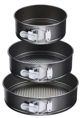 Springform-Set 3-teilig, 18/23/26 cm, antihaftbeschichtet