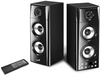 Obrázek produktu pro GENIUS reproduktory SP-HF2800 BT/ 2.0/ 60W/ Dřevěné/ Bluetooth/ USB/ dálkové ovládání