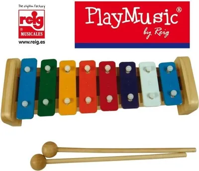 Produktbild von Reig Musicales Xilophon 8 Holz-/metallnoten Golden  Golden One Size