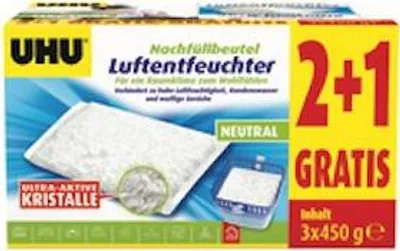 Produktbild von UHU Luftentfeuchter Refill 3x450g