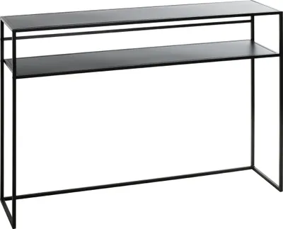 Produktbild von Konsole >25506< in schwarz, Metall - 112x81x28cm (BxHxT)
