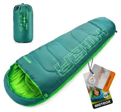 Immagine prodotto di Omgoods - Sacco a pelo ultraleggero premium per bambini - Ideale per campeggio e attività all'aperto
