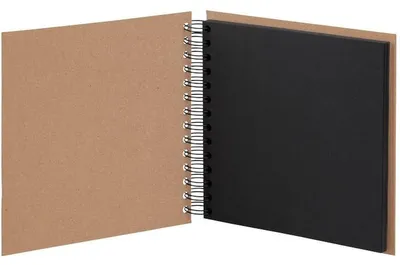 Produktbild von Rössler 1329452625, Braun, 60 Blätter, Spiralbindung, 195 mm, 210 mm, 2,8 cm