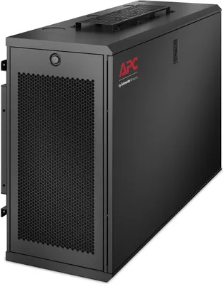 Obrázek produktu pro APC AR106VI, Nástěnný regál, 6U, 113 kg, Zámek, 36,3 kg, Černá