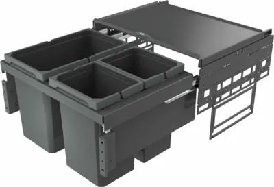 Obrázok produktu pre NABER Cox® Base 360 S/600-3, bez organického veka, antracit, H 360 mm
