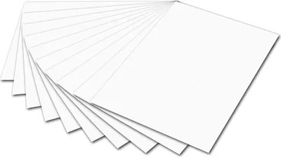 Produktbild von Folia Paper - Fotokarton Folia 2Z 50x70cm 300gr Nr00 White | Außenschachtel ein 10 Stück