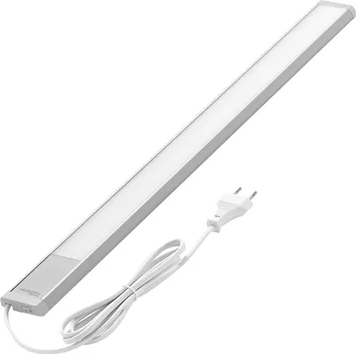 Produktbild von Oktaplex LED Unterbauleuchte Aluminium flach mit Schalter 57,5cm 3000K warmweiß