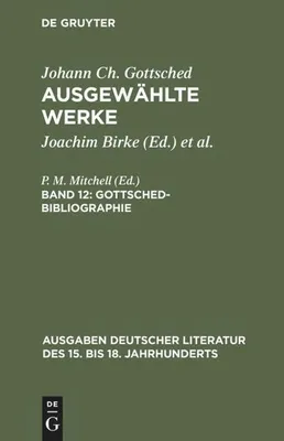 Produktbild von Gottsched-Bibliographie