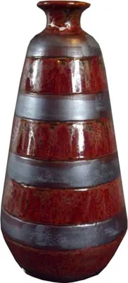 Obrázok produktu pre Elegantná hnedá kameninová váza veľkosť 36x16 cm