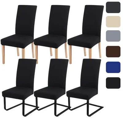 Produktbild von Set mit 6 Universal-Stuhlhussen für Esszimmerstühle