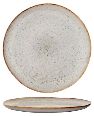 Produktbild von Bloomingville Sandrine, Essteller, Rund, Steingut, Grau, 28,5 cm