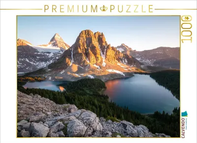 Zdjęcie produktu dla CALVENDO Puzzle "Góra Assiniboine" | 1000 elementów. Rozmiar układanki: 64 x 48 cm. Puzzle z motywem fotograficznym, idealne na chwile relaksu