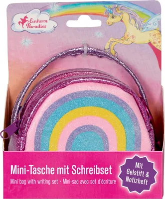 Produktbild von Einhorn-Paradies|Die Spiegelburg Mini-Tasche mit Schreib-Set - Einhorn-Paradies