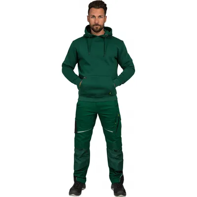 Produktbild von Leibwächter Hoodie Flex-Line FLEXQ Gr. S grün