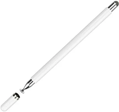 Image de Stylet universel, stylet 2 en 1, blanc, compatible avec toutes les tablettes et tous les smartphones