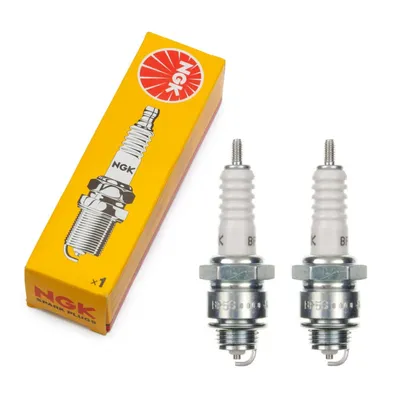 Zdjęcie produktu dla Zestaw świec zapłonowych NGK 2x BP5S, odstęp między elektrodami 0,75 mm, wartość cieplna 5, 3011