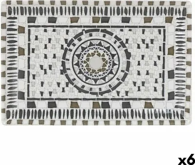 Obrázek produktu pro Mediterraneomediterranea barroc obdélníkový hluboký talíř 30 x 20 x 2,5 cm (6 kusů) (30 x 20 cm)