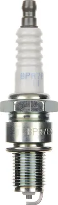 Zdjęcie produktu dla Zestaw świec zapłonowych NGK 2x BPR7ES-11 z tłumieniem zakłóceń, długość 19,0 mm, gwint Ø 14,0 mm, sześciokąt 20,8 mm, odstęp między elektrodami 1,10 mm, wartość cieplna 7, 7226