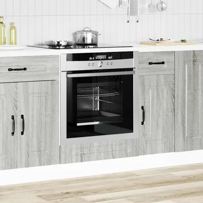 Produktbild von "im Sonderangebot"Sideboard Küche Moderne - CLORIS - Buffetschrank - Herdumbauschrank Kalmar Grau Sonoma Holzwerkstoff - DEMöbel7696372