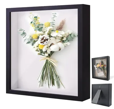 Image de Cadre photo profond de 30 x 30 cm pour objets en 3D