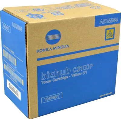 Produktbild von Konica Minolta TNP-50Y, 5000 Seiten, Gelb, 1 Stück(e)
