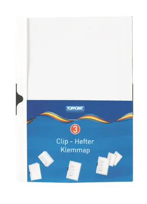 Produktbild von 3 Cliphefter Din A4 Klemmhefter Bewerbungsmappen