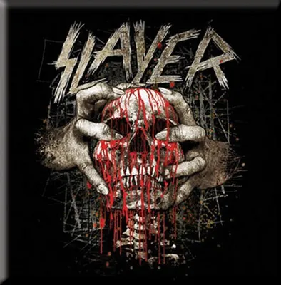 Produktbild von Slayer - Schädel Clench Kühlschrank Magnet