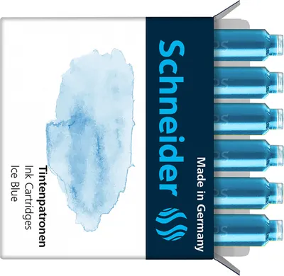 Produktbild von Schneider Schreibgeräte Pastel, Blau, Tinte auf Farbstoffbasis, 6 Stück(e), Kombi-Packung