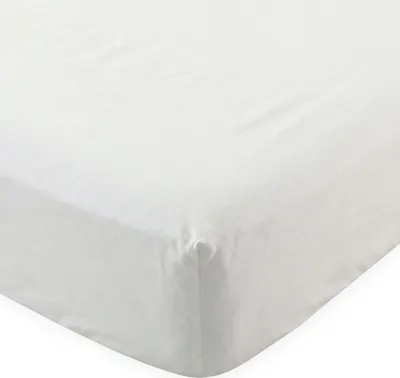 Immagine prodotto di Lenzuolo matrimoniale basic lettino bianco 70x140x14 cm (lettino) 100% cotone  Europe
