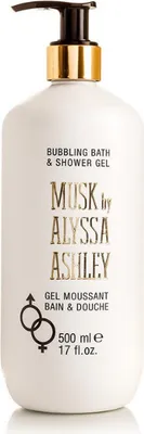 Produktbild von Alyssa Ashley Moschus Bad & Duschgel Pomp 500ML