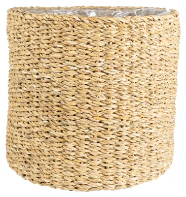Produktbild von Ter Steege Pflanzenkorb Seegras Natur-Beige D 42 cm H 36 cm Öffnung 39 cm