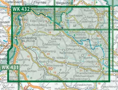 Image de Donauradweg 1 : 50 000. WK 432